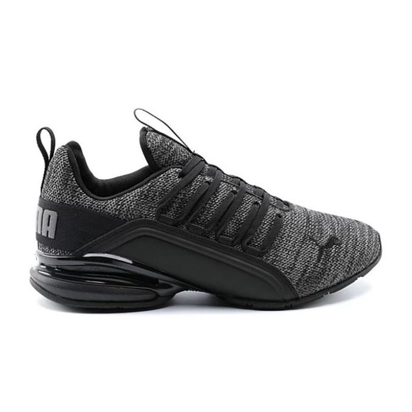 Puma AXELION SoftFoam+ Men's Black/Grey Athletic Running Training Shoes - Picture 1 of 5